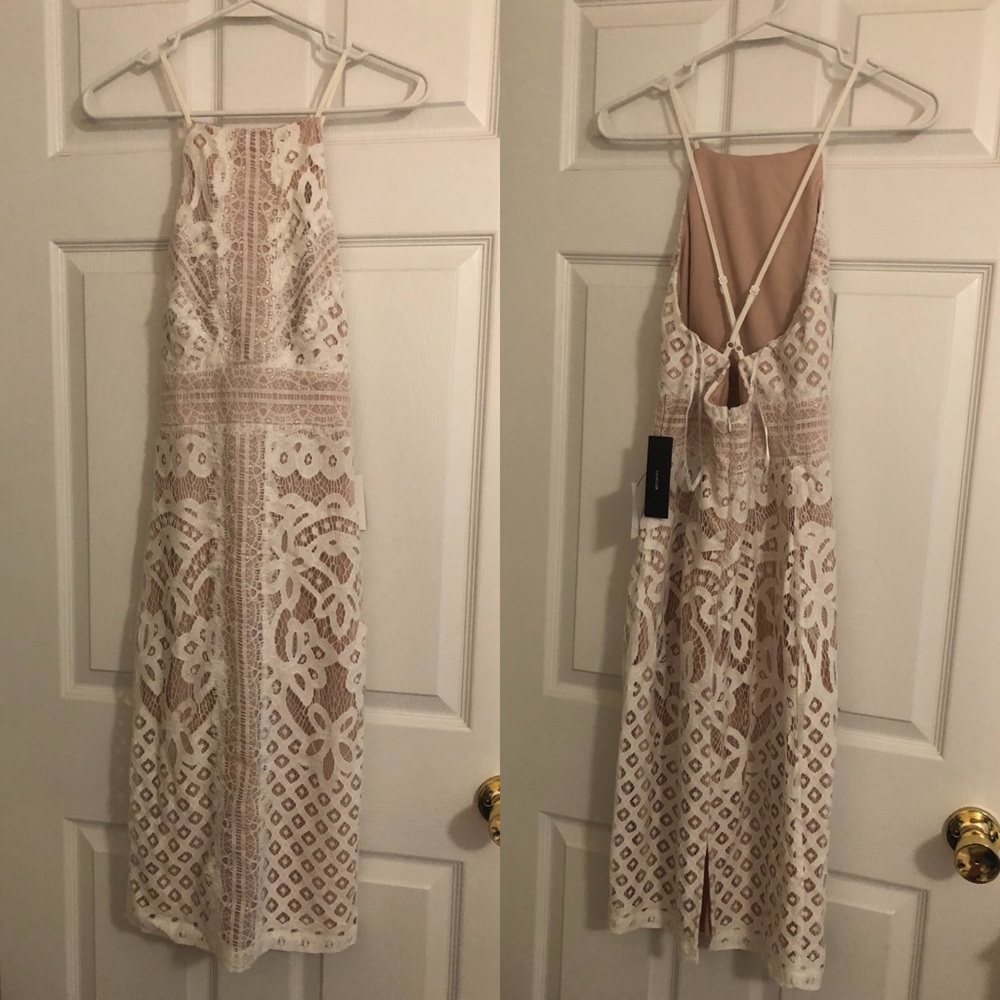 Lulu’s White Lace Dress (NWT)